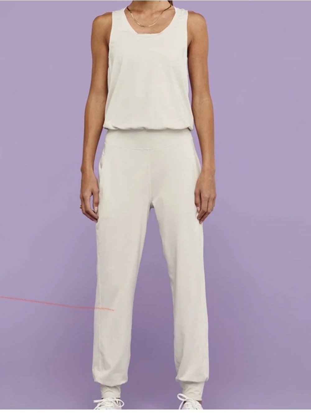 NWT Sweaty Betty Beige Jumpsuit
